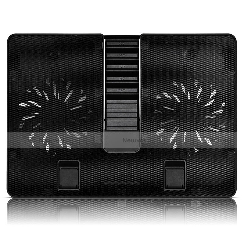 Universal Laptop Stand Notebook Holder Cooling Pad USB Fans 9 inch to 16 inch M25 for Apple MacBook Pro 13 inch Retina Black