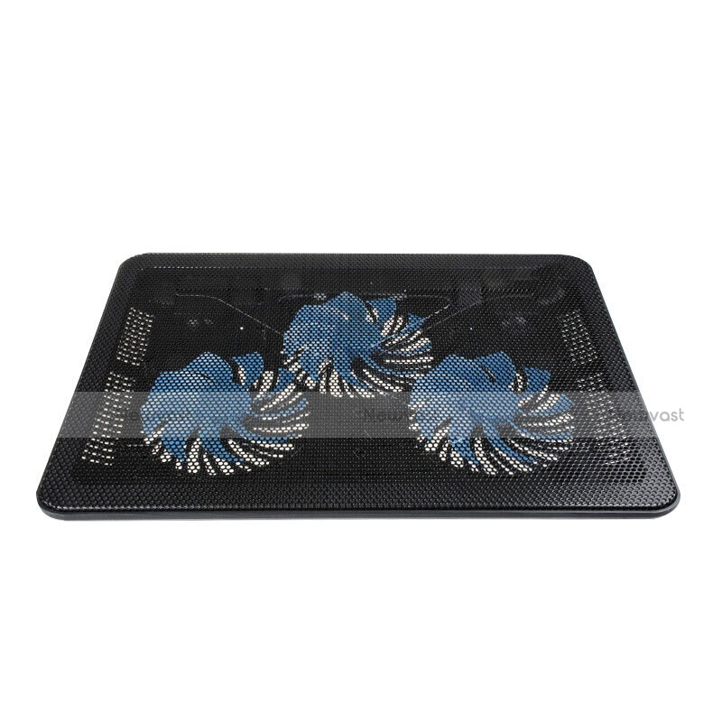 Universal Laptop Stand Notebook Holder Cooling Pad USB Fans 9 inch to 17 inch L04 for Apple MacBook Air 11 inch Black