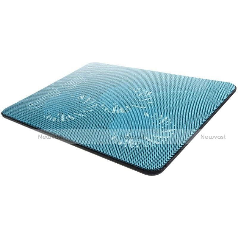 Universal Laptop Stand Notebook Holder Cooling Pad USB Fans 9 inch to 17 inch L04 for Apple MacBook Air 13.3 inch (2018) Blue