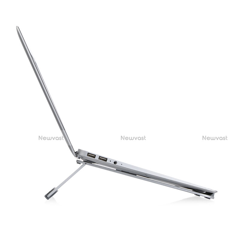 Universal Laptop Stand Notebook Holder for Samsung Galaxy Book Flex 13.3 NP930QCG Silver