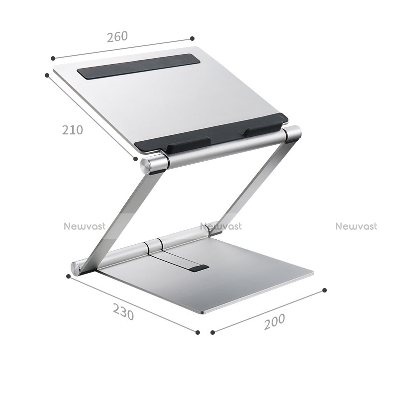 Universal Laptop Stand Notebook Holder K01 for Apple MacBook Pro 13 inch Silver