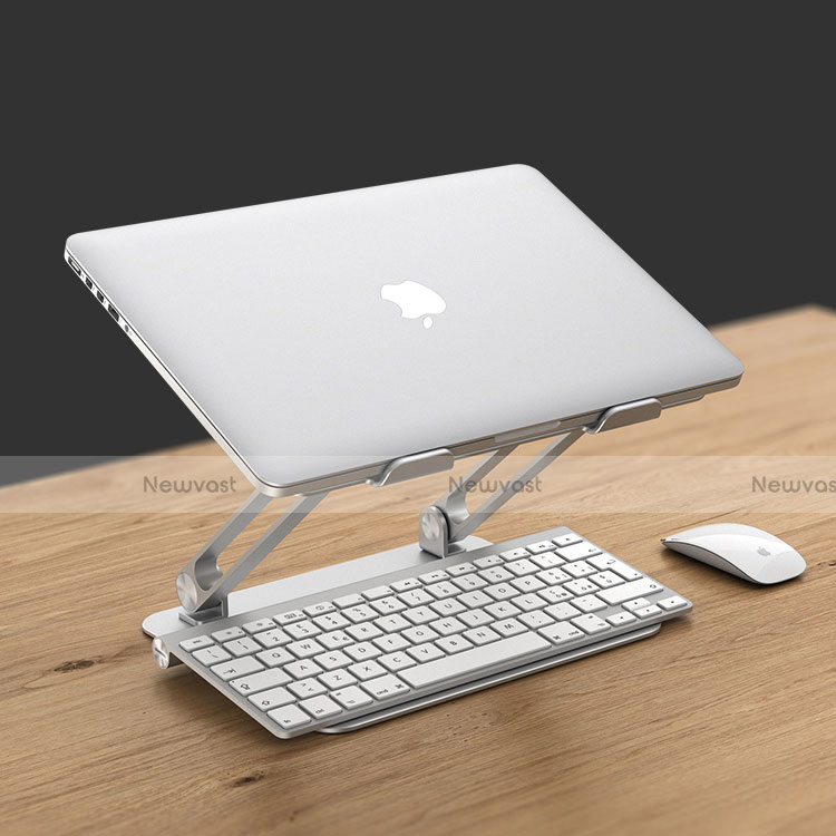 Universal Laptop Stand Notebook Holder K02 for Apple MacBook Pro 13 inch Silver