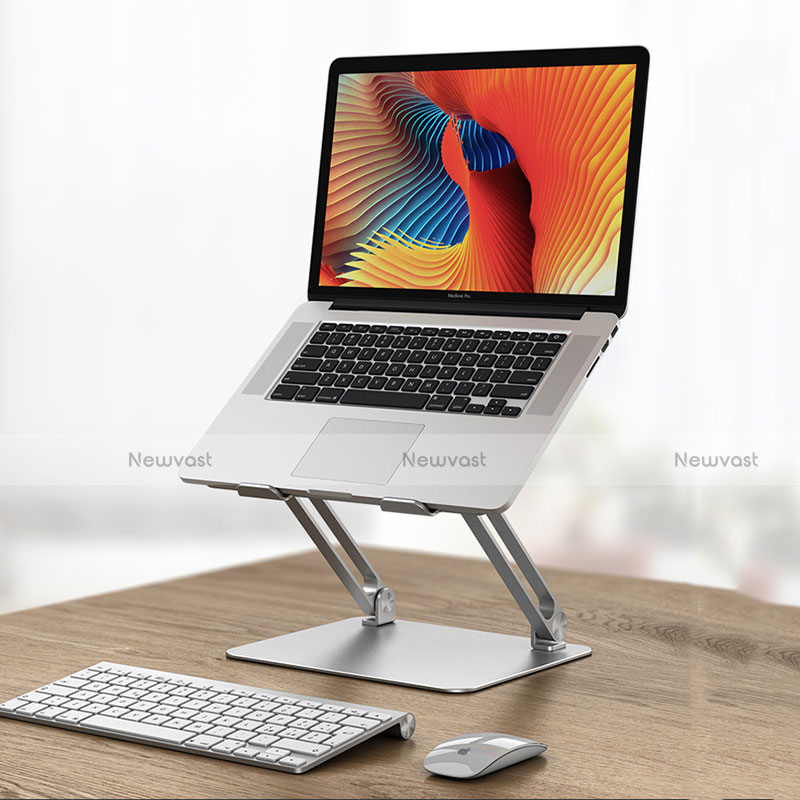 Universal Laptop Stand Notebook Holder K02 for Huawei MateBook X Pro (2020) 13.9 Silver