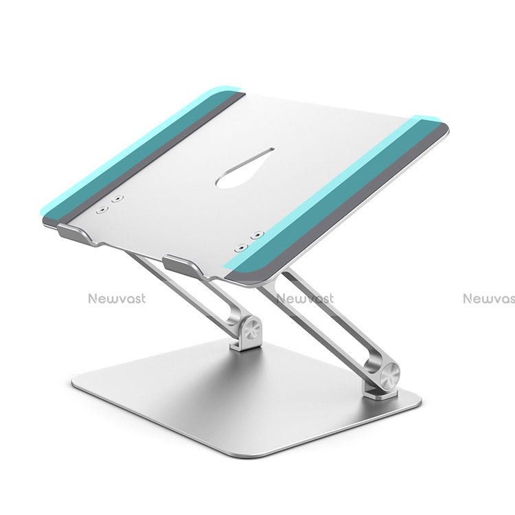 Universal Laptop Stand Notebook Holder K02 for Samsung Galaxy Book Flex 15.6 NP950QCG Silver