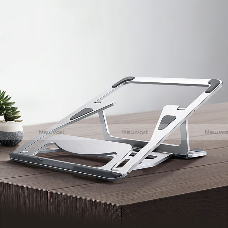 Universal Laptop Stand Notebook Holder K03 for Huawei Honor MagicBook 15 Silver