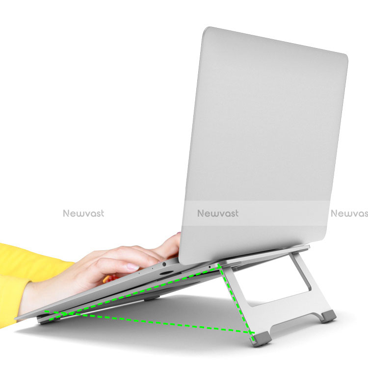 Universal Laptop Stand Notebook Holder K05 for Apple MacBook Air 11 inch Silver