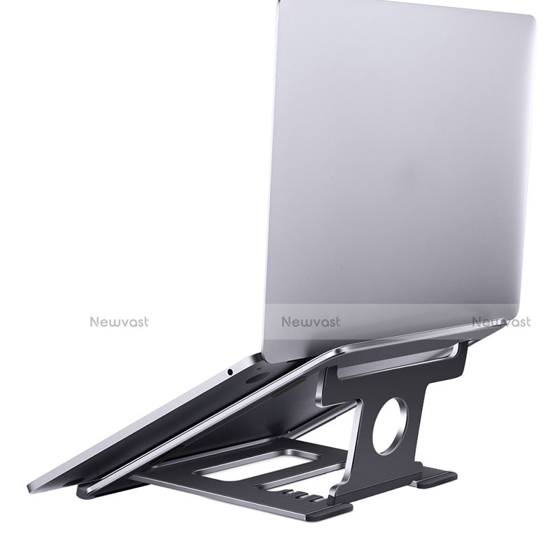 Universal Laptop Stand Notebook Holder K06 for Huawei Honor MagicBook 15 Dark Gray
