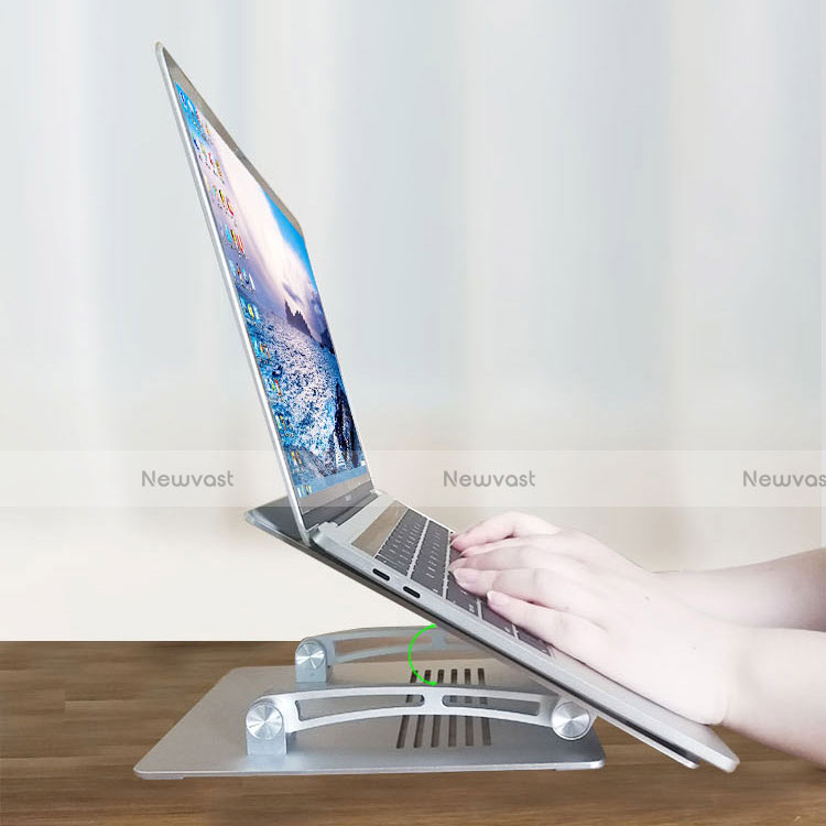 Universal Laptop Stand Notebook Holder K08 for Apple MacBook 12 inch Silver