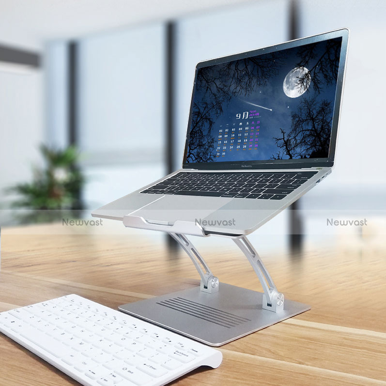 Universal Laptop Stand Notebook Holder K08 for Huawei MateBook D15 (2020) 15.6 Silver