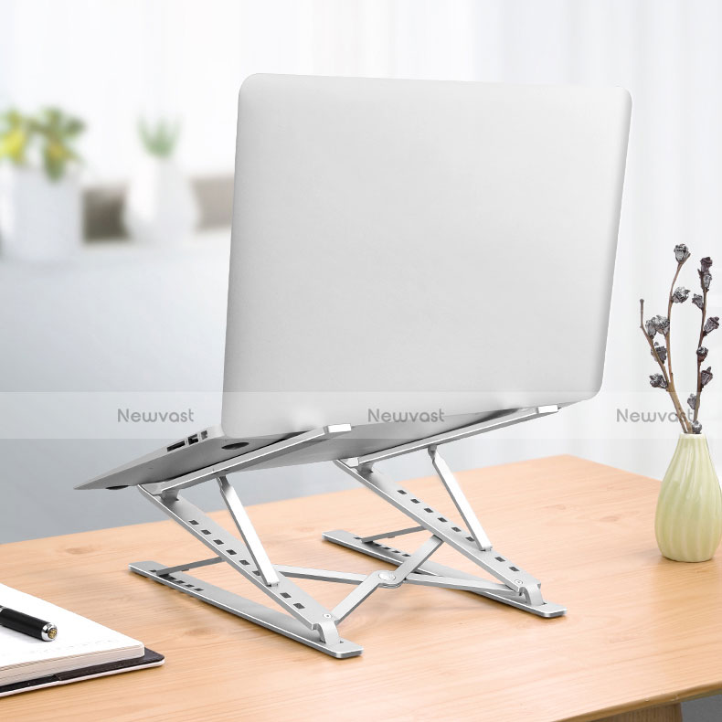Universal Laptop Stand Notebook Holder K09 for Huawei MateBook D15 (2020) 15.6 Silver