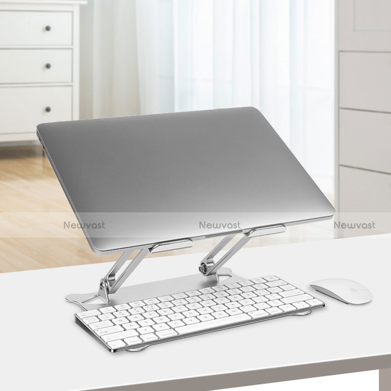 Universal Laptop Stand Notebook Holder K12 for Huawei Honor MagicBook 15 Silver