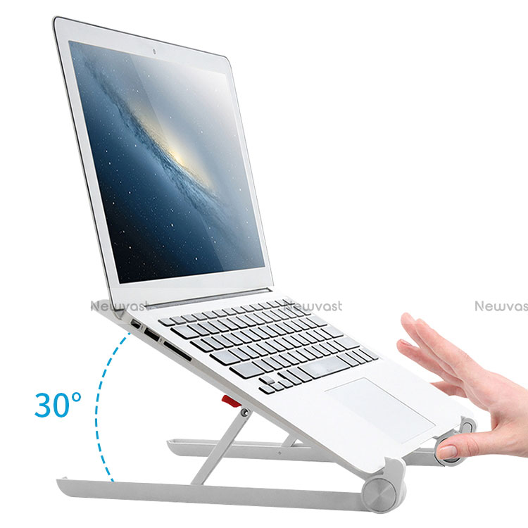 Universal Laptop Stand Notebook Holder K13 for Huawei MateBook X Pro (2020) 13.9 Silver