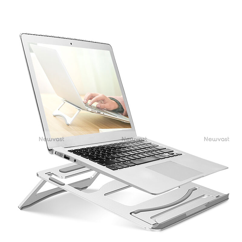 Universal Laptop Stand Notebook Holder S03 for Apple MacBook Pro 15 inch Silver