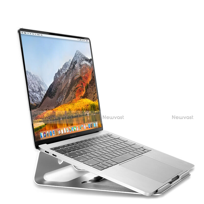 Universal Laptop Stand Notebook Holder S04 for Apple MacBook Pro 13 inch (2020) Silver