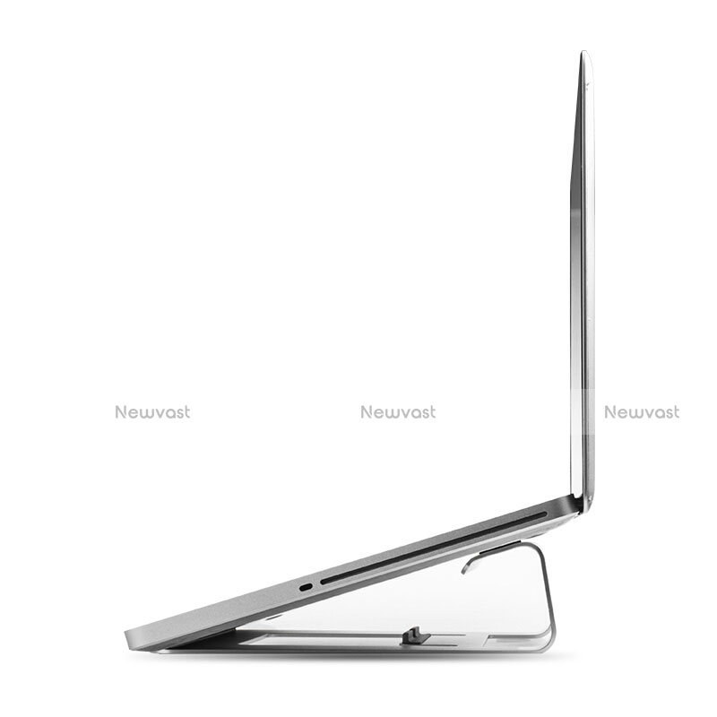 Universal Laptop Stand Notebook Holder S04 for Samsung Galaxy Book Flex 13.3 NP930QCG Silver