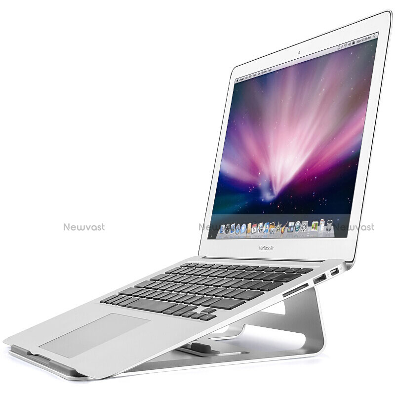 Universal Laptop Stand Notebook Holder S05 for Apple MacBook Pro 13 inch Retina Silver