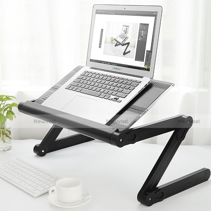 Universal Laptop Stand Notebook Holder S06 for Apple MacBook Air 11 inch Black