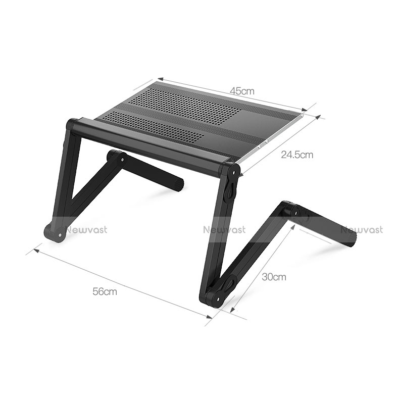 Universal Laptop Stand Notebook Holder S06 for Apple MacBook Air 11 inch Black