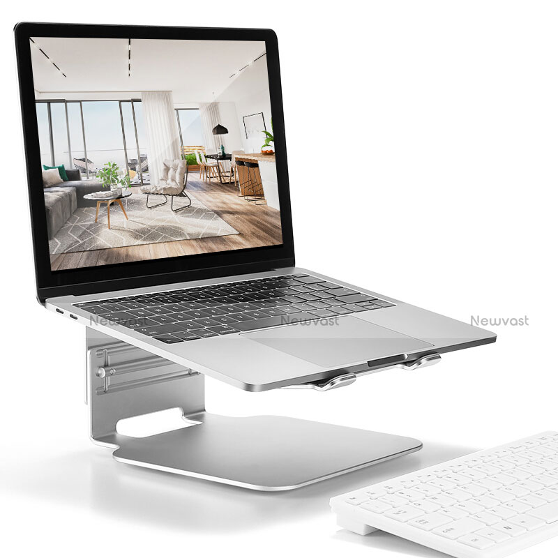 Universal Laptop Stand Notebook Holder S07 for Apple MacBook Pro 13 inch Retina Silver
