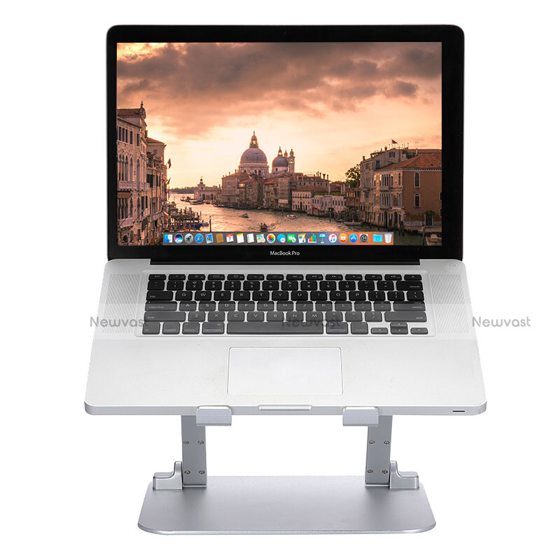Universal Laptop Stand Notebook Holder S08 for Apple MacBook Air 13.3 inch (2018) Silver
