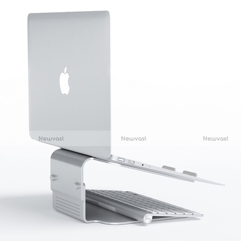 Universal Laptop Stand Notebook Holder S09 for Apple MacBook Air 13 inch Silver