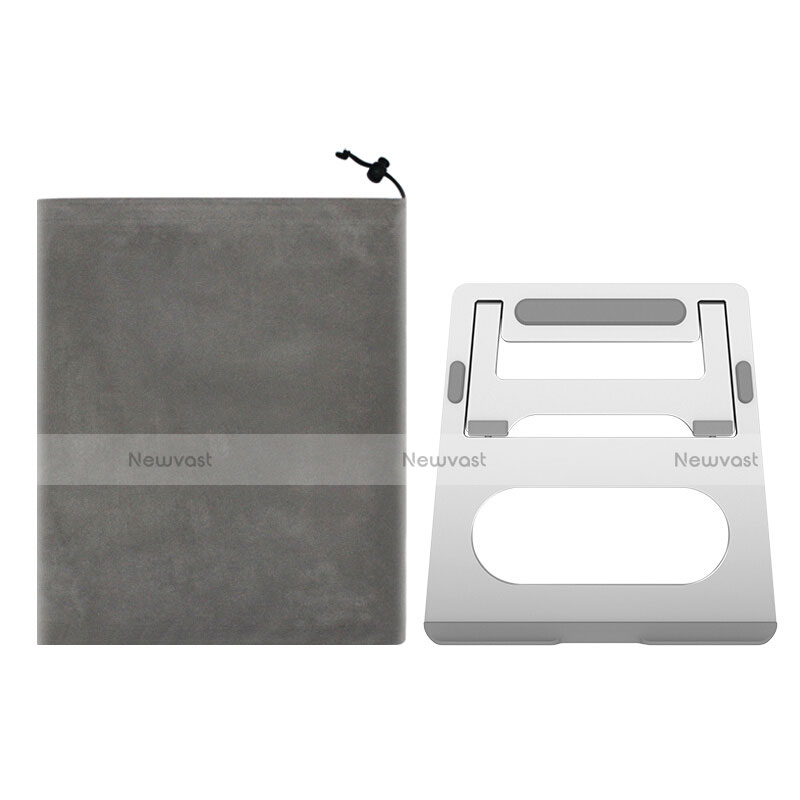 Universal Laptop Stand Notebook Holder S10 for Apple MacBook Pro 13 inch Silver