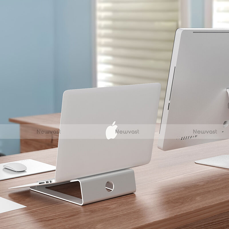 Universal Laptop Stand Notebook Holder S11 for Apple MacBook Pro 13 inch Silver