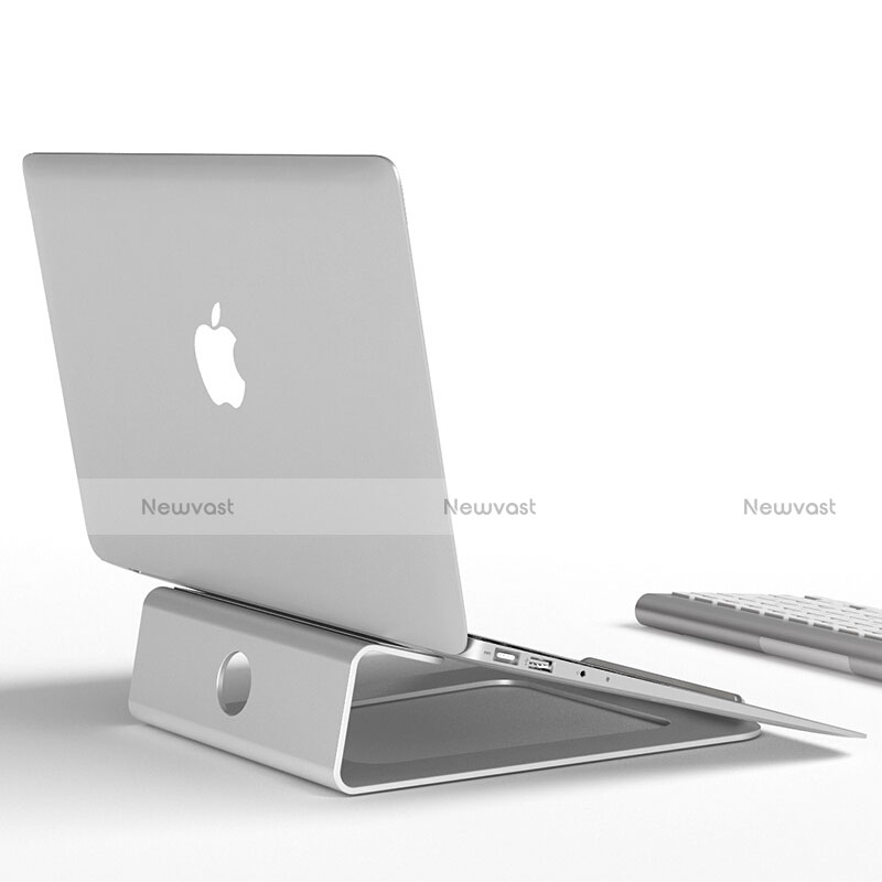 Universal Laptop Stand Notebook Holder S11 for Apple MacBook Pro 13 inch Silver