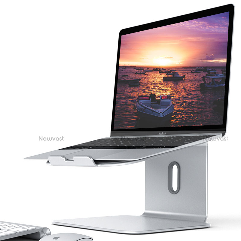 Universal Laptop Stand Notebook Holder S12 for Apple MacBook Air 13 inch (2020) Silver