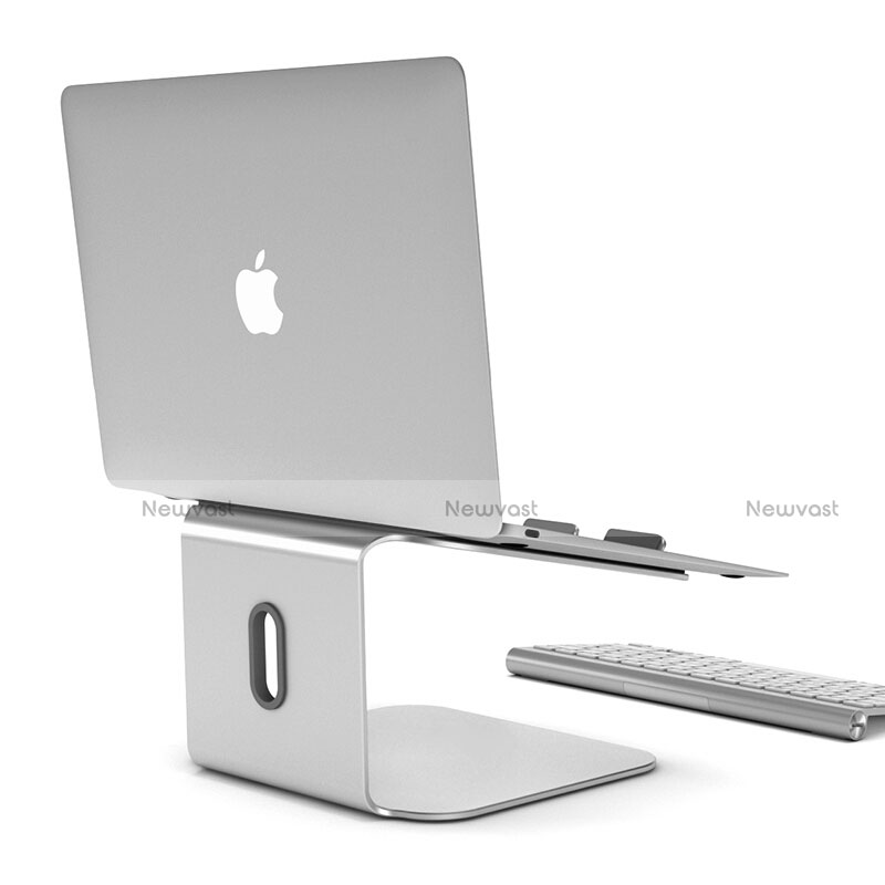 Universal Laptop Stand Notebook Holder S12 for Apple MacBook Air 13 inch (2020) Silver