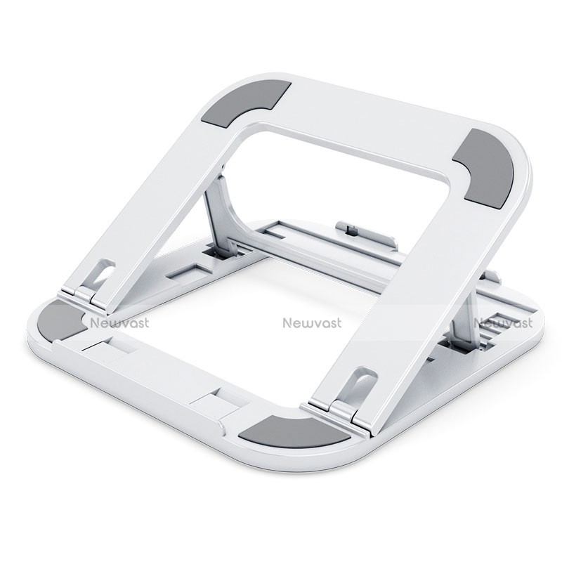 Universal Laptop Stand Notebook Holder T02 for Samsung Galaxy Book Flex 15.6 NP950QCG White