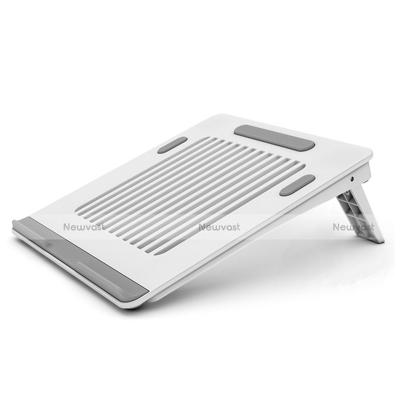 Universal Laptop Stand Notebook Holder T04 for Apple MacBook 12 inch White