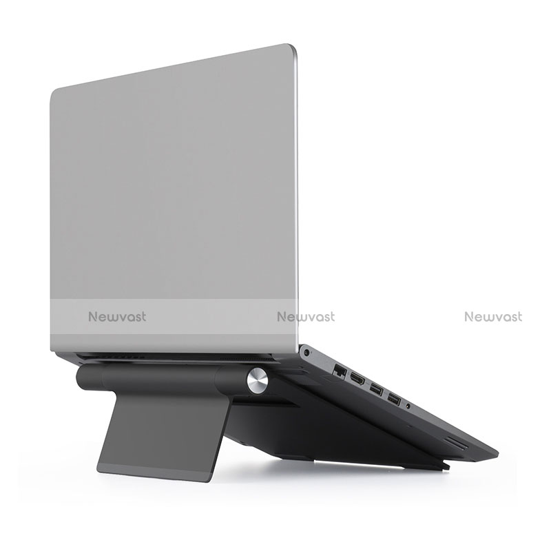 Universal Laptop Stand Notebook Holder T11 for Samsung Galaxy Book Flex 15.6 NP950QCG Black