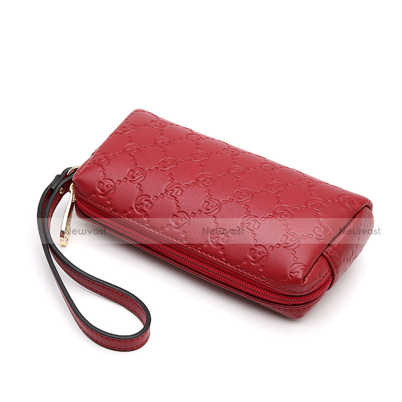 Universal Leather Wristlet Wallet Handbag Case K11