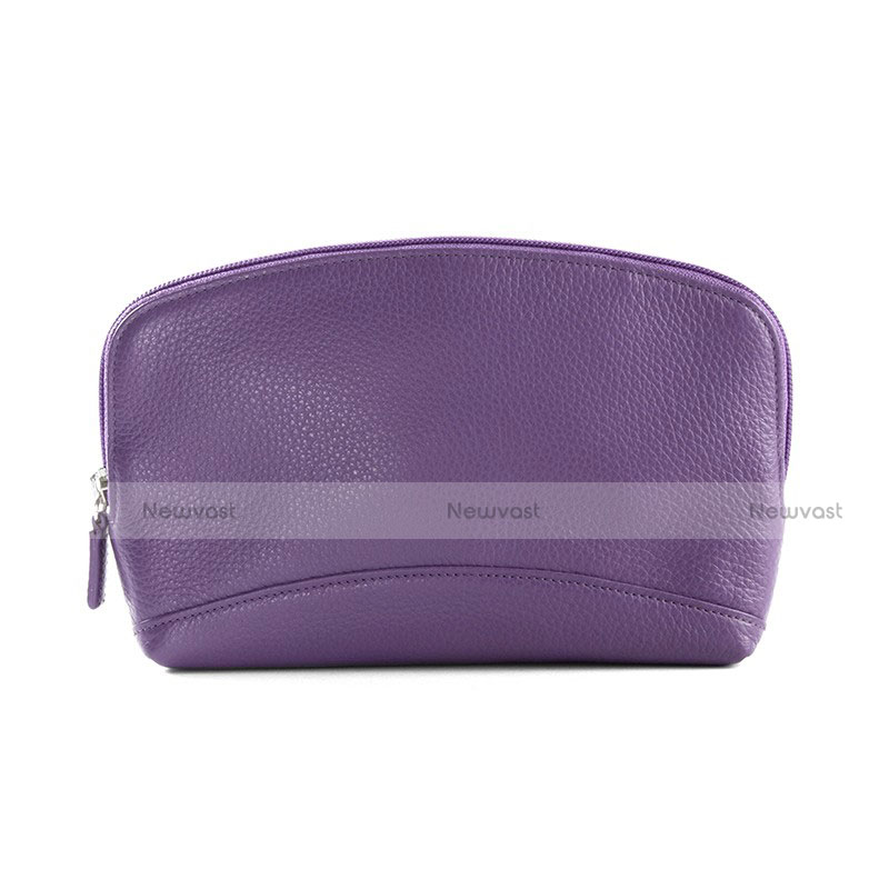 Universal Leather Wristlet Wallet Handbag Case K14 Purple