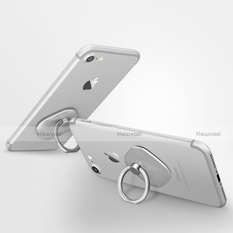Universal Mobile Phone Finger Ring Stand Holder R02 Silver
