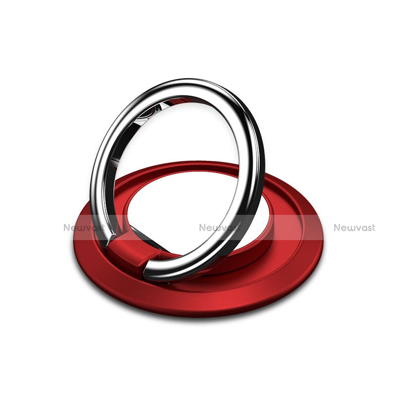 Universal Mobile Phone Magnetic Finger Ring Stand Holder H10 Red