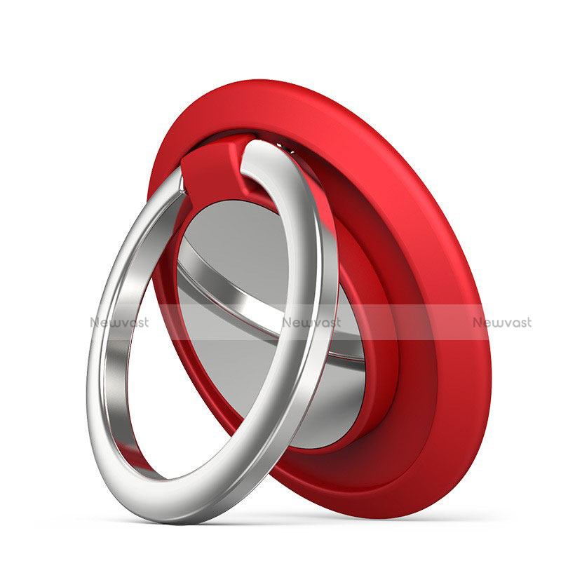 Universal Mobile Phone Magnetic Finger Ring Stand Holder H14 Red