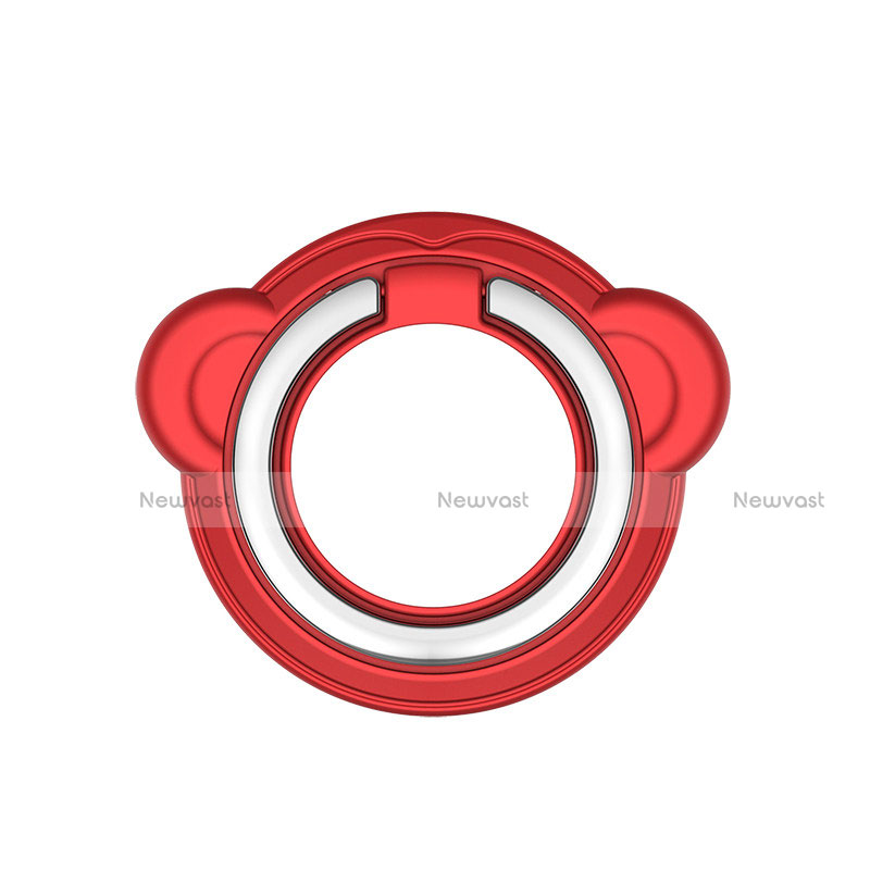 Universal Mobile Phone Magnetic Finger Ring Stand Holder H16 Red