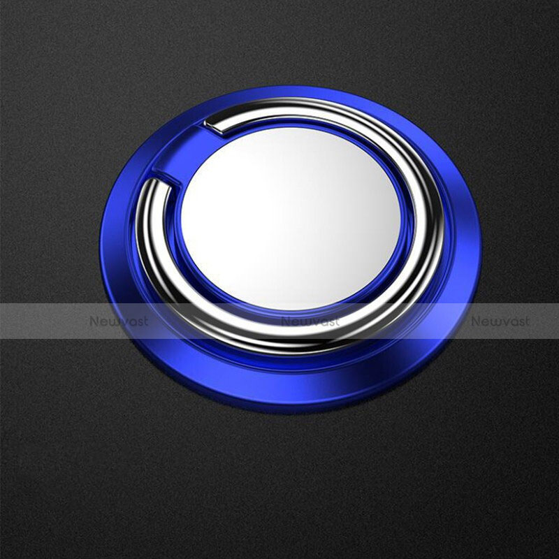 Universal Mobile Phone Magnetic Finger Ring Stand Holder Z04 Blue