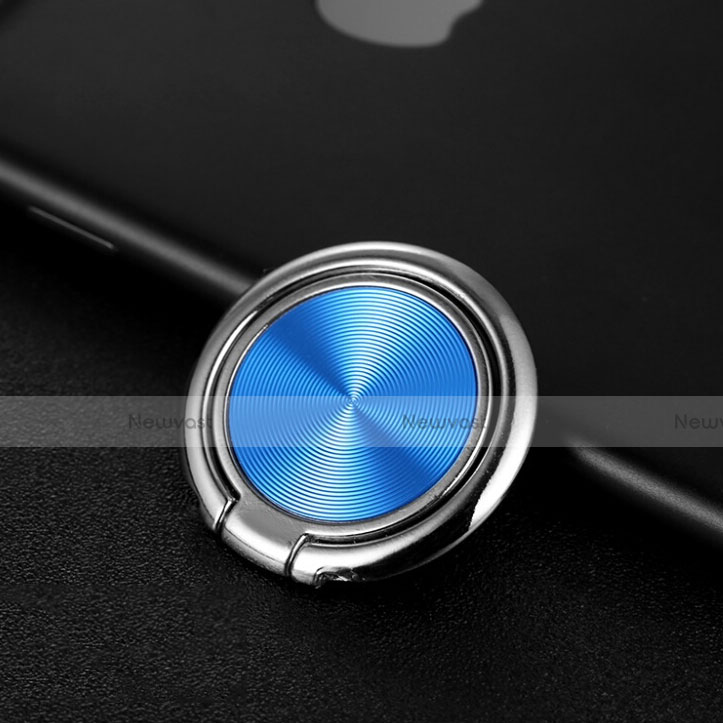 Universal Mobile Phone Magnetic Finger Ring Stand Holder Z11 Blue