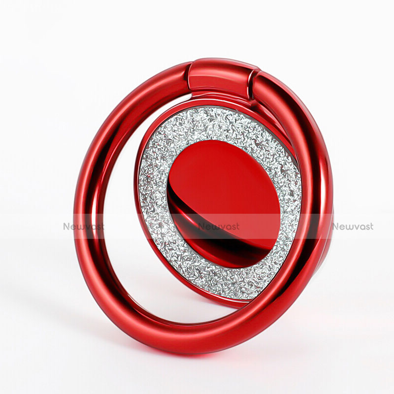 Universal Mobile Phone Magnetic Finger Ring Stand Holder Z15 Red