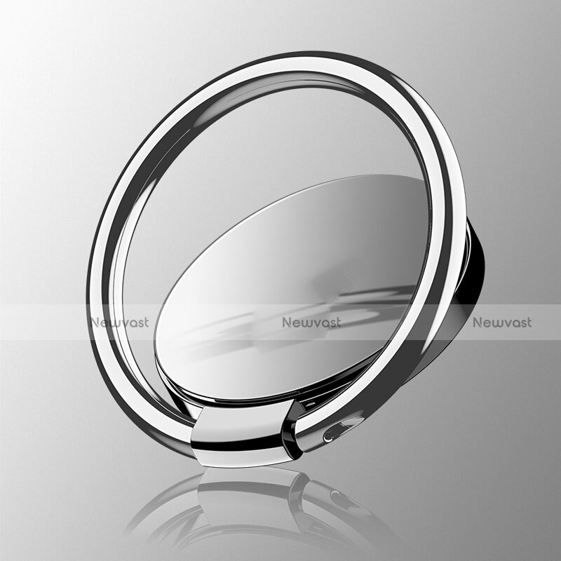 Universal Mobile Phone Magnetic Finger Ring Stand Holder Z16 Silver