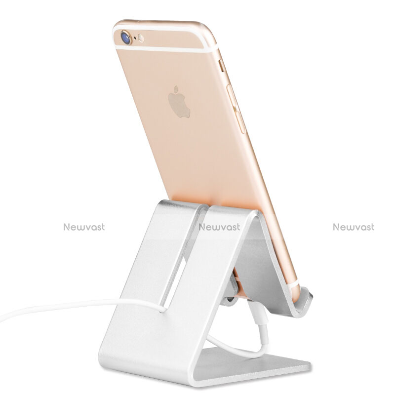 Universal Mobile Phone Stand Holder for Desk Silver