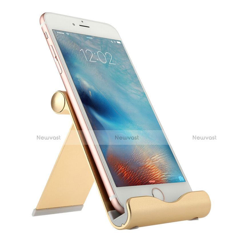 Universal Mobile Phone Stand Holder for Desk T07 Gold