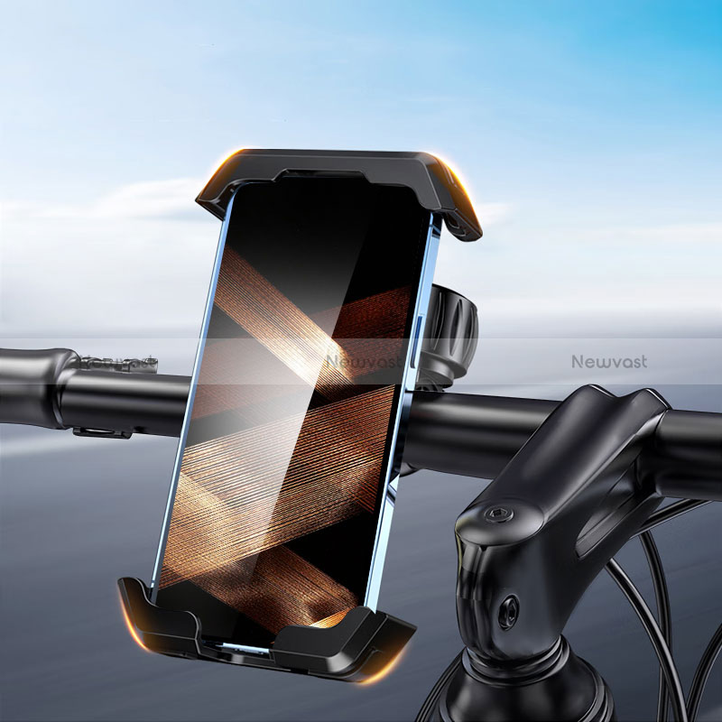 Universal Motorcycle Phone Mount Bicycle Clip Holder Bike U Smartphone Surpport Black