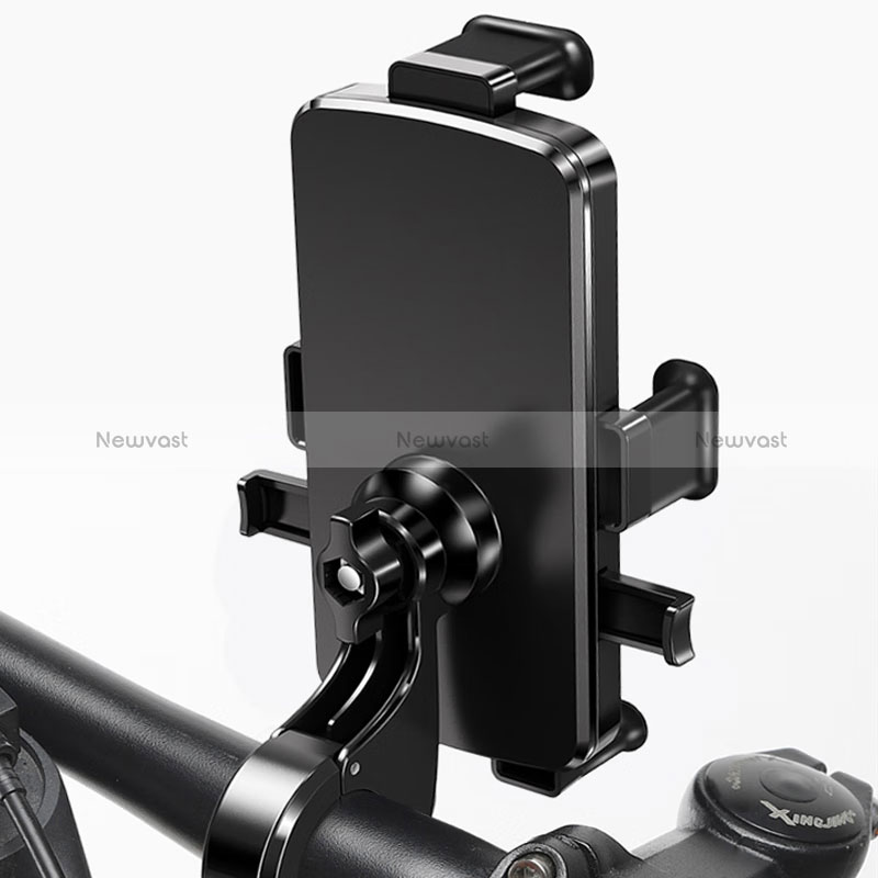 Universal Motorcycle Phone Mount Bicycle Clip Holder Bike U Smartphone Surpport H01 Black