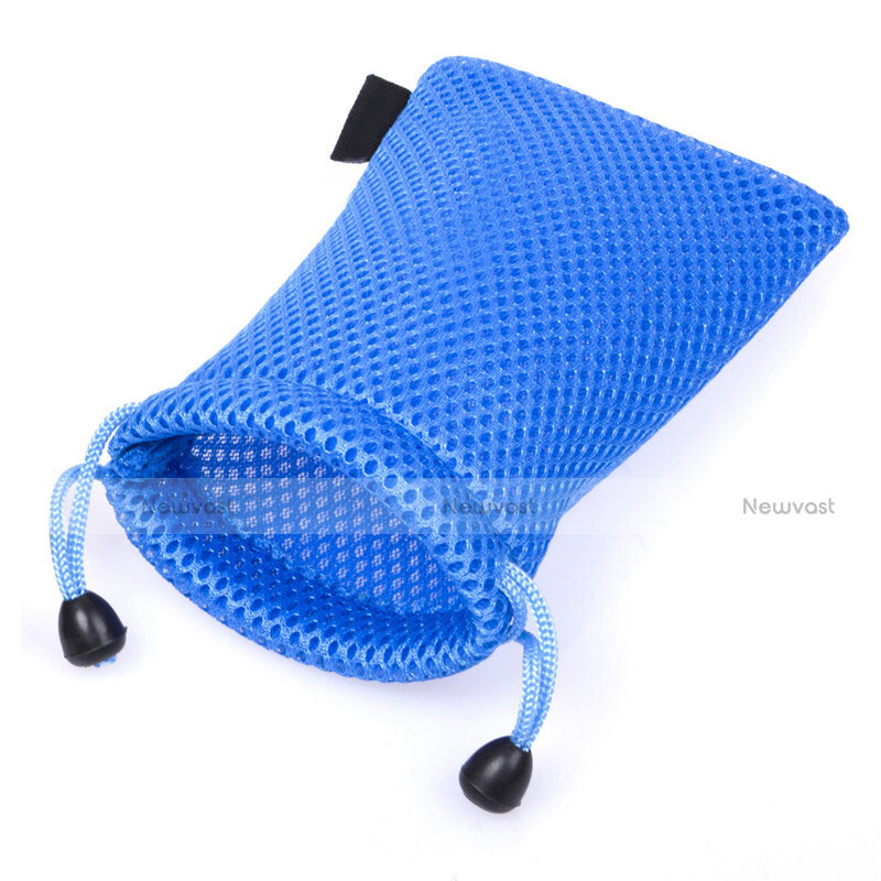 Universal Sleeve Velvet Bag Slip Cover S03 Blue