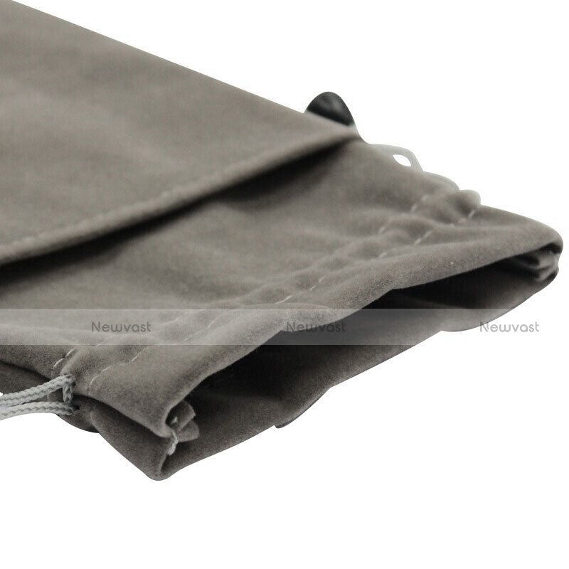 Universal Sleeve Velvet Bag Slip Pouch S02 Sky Blue
