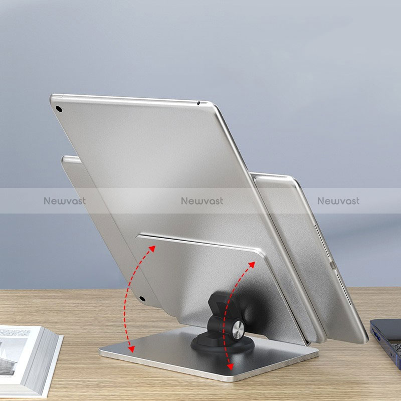 Universal Tablet Stand Mount Holder N02 for Apple iPad Pro 12.9 (2020) Silver